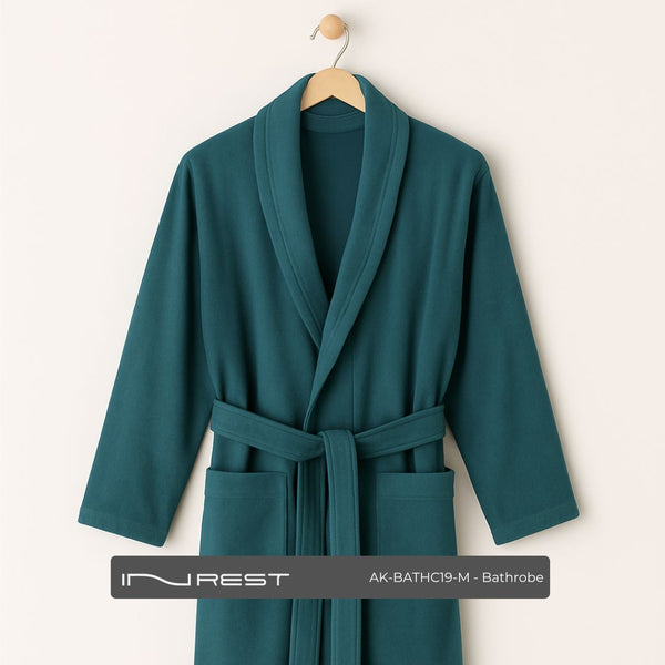 Inrest Bathrobe Hotel Cotton 100% 1 Piece Size Medium - Multi Color