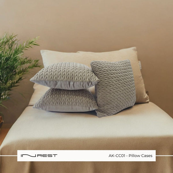 Luxury Pillow Cover Beige - INREST 45*45cm