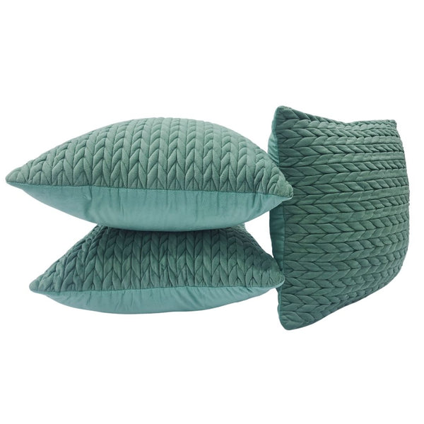 Luxury Pillow Cover 100% Polyester Green - INREST 45*45cm