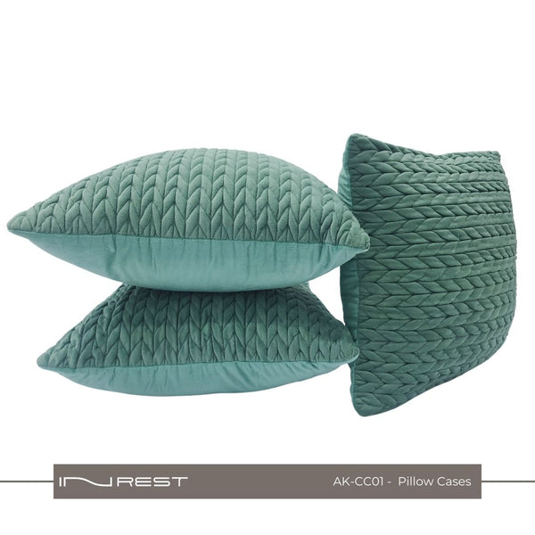 Luxury Pillow Cover Green - INREST 45*45cm