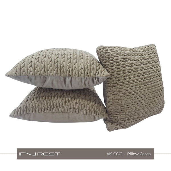 Luxury Pillow Cover Beige - INREST 45*45cm