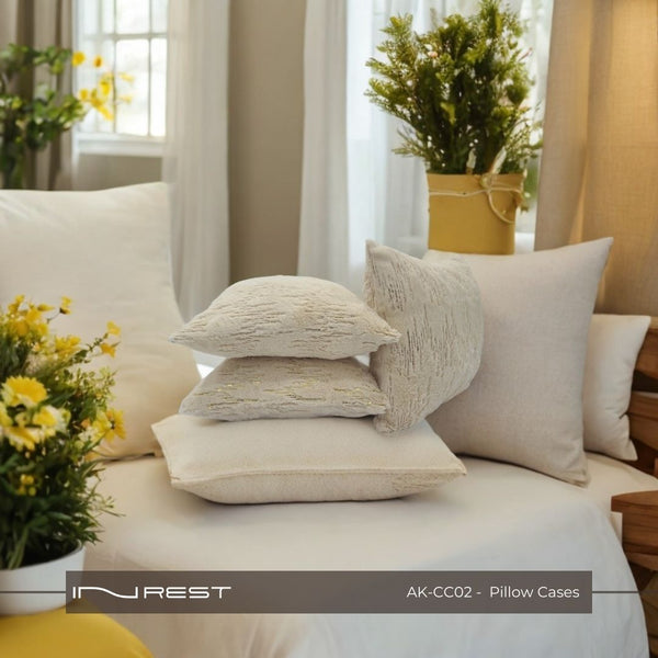 Pillow Cover Light Yellow - INREST 45*45cm