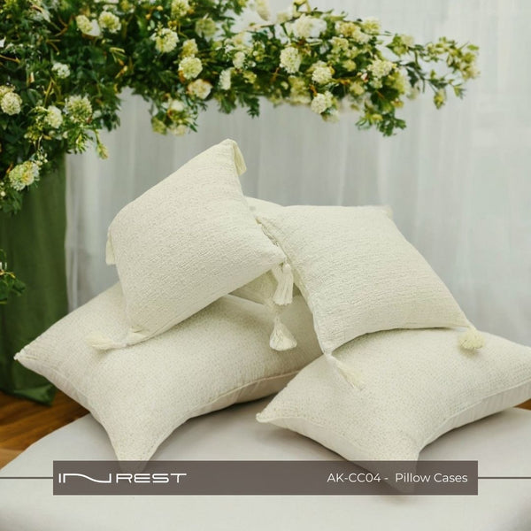 Pillow Cover White - INREST 45*45cm One Piece