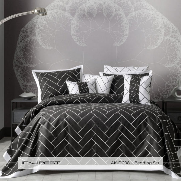 Boston King Duvet Set (Without Filling) 100% Cotton 8pcs