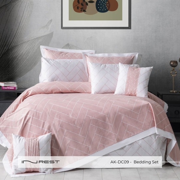 Valencia King Duvet Set (Without Filling) 100% Cotton 8pcs