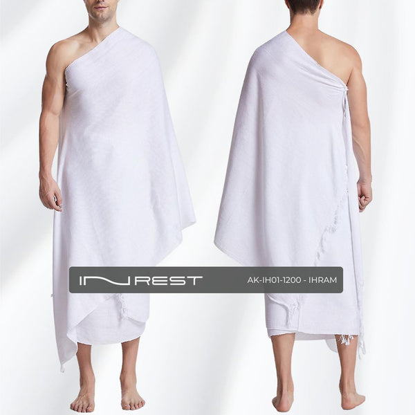 Inrest Ihram Clothing for Hajj and Umrah Cotton 100% - 1200g