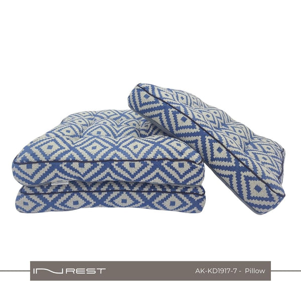 Chair Cushion  Light Beige And Blue - INREST 40*40cm