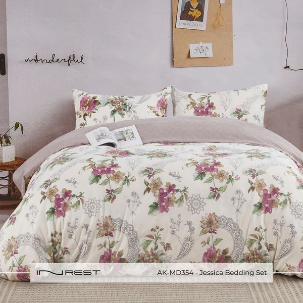 Jessica Duvet Set (Without Filling) 100% Microfibre 3pcs