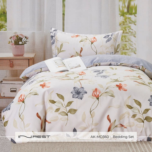 Autumnal Single Duvet Set (Without Filling) 100% Microfiber 2 Pieces