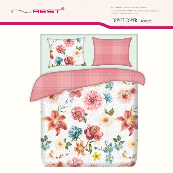 Diamond Duvet Set (Without Filling) 100% Cotton 3pcs