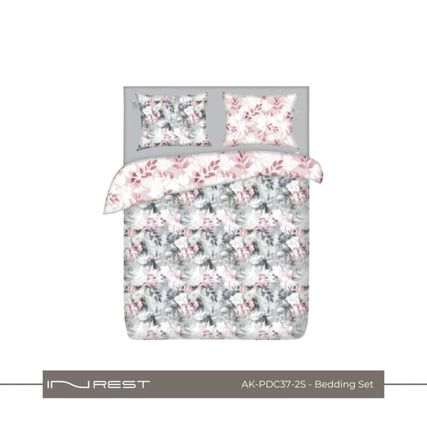 Inrest Marista Single Duvet Cover Set (Without Filling) Cotton 100% Queen Size 160x230 cm - 2 Pcs