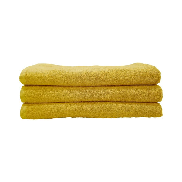 Hotel Towels Yellow Color 100% Cotton Size 100*200 Cm - INREST