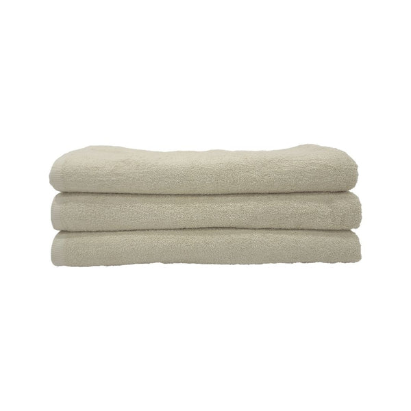 Hotel Towels Light Beige Color 100% Cotton Size 100*200 Cm - INREST