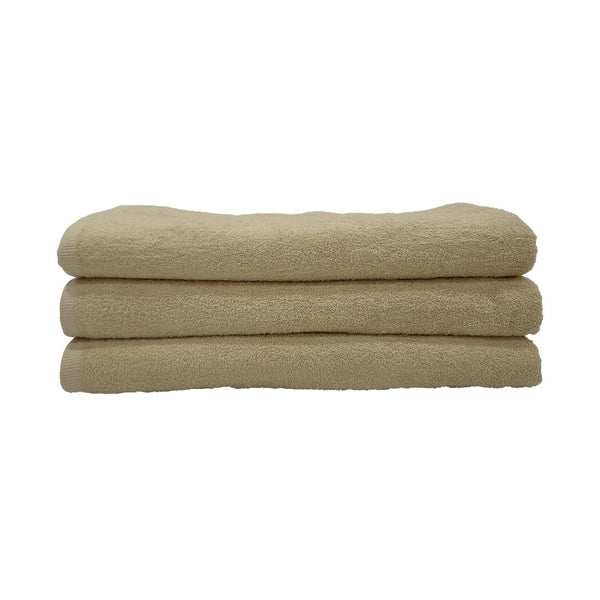 Hotel Towels Beige Color 100% Cotton Size 100*200 Cm - INREST