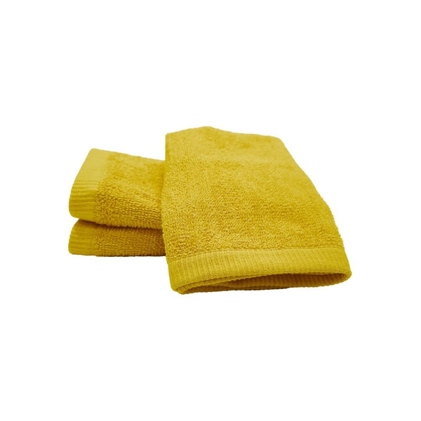 Hotel Towels Yellow Color 100% Cotton Size  50*100 Cm - INREST