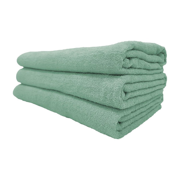 Hotel Towels Green Color 100% Cotton Size 80*160 Cm - INREST