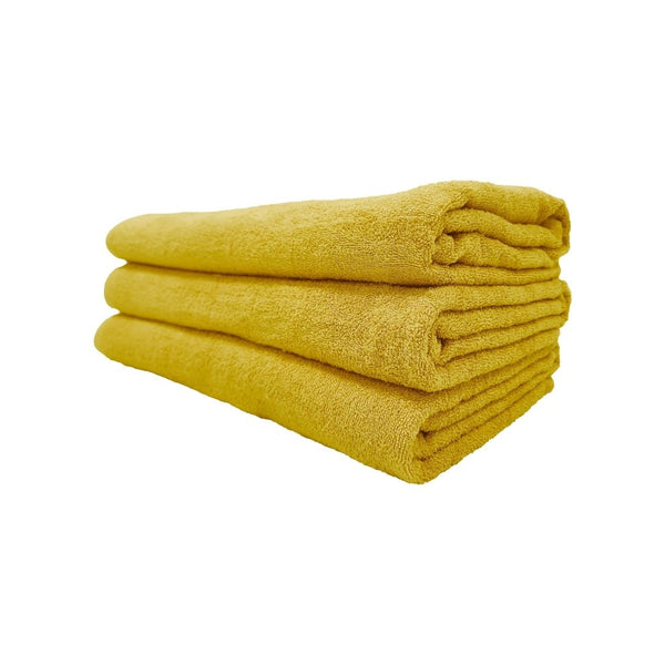 Hotel Towels Yellow Color 100% Cotton Size 80*160 Cm - INREST