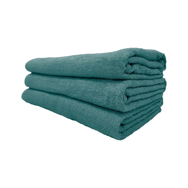 Hotel Towels Dark Green Color 100% Cotton Size 80*160 Cm - INREST