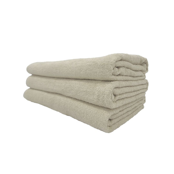 Hotel Towels Light Beige Color 100% Cotton Size 80*160 Cm - INREST