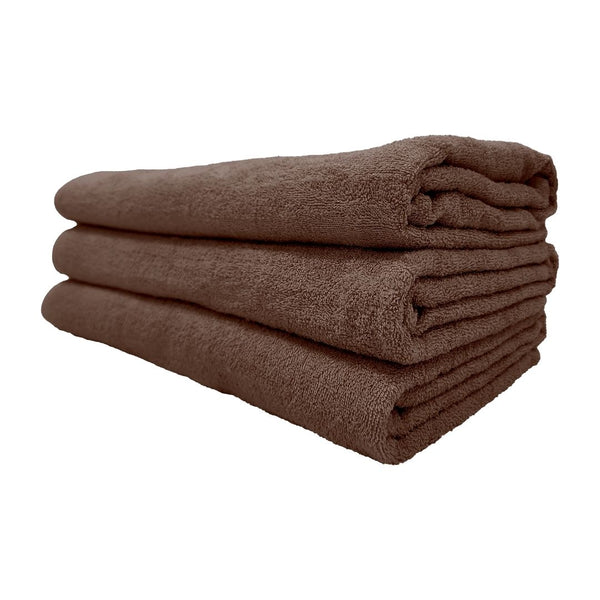 Hotel Towels Dark Brown Color 100% Cotton Size 80*160 Cm - INREST