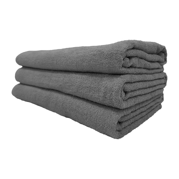 Hotel Towels Dark Gray Color 100% Cotton Size 80*160 Cm - INREST