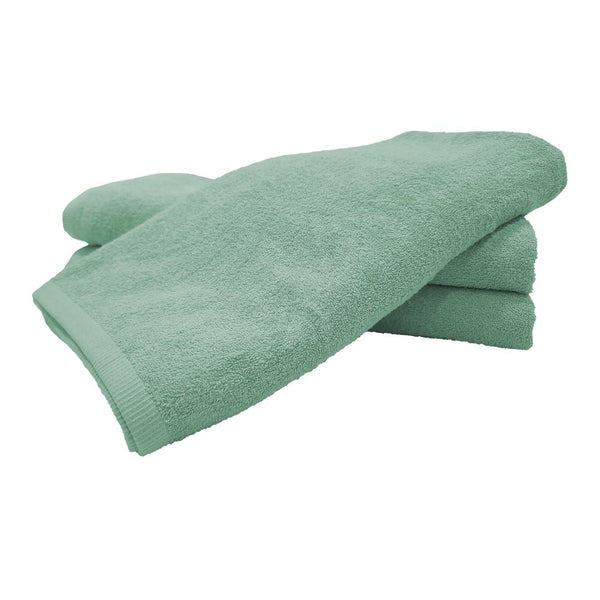 Hotel Towels Green Color 100% Cotton Size 90*180 Cm - INREST