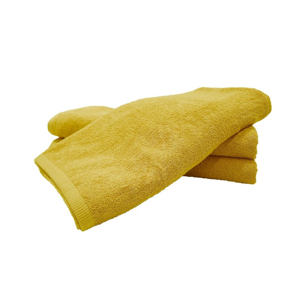 Hotel Towels Yellow Color 100% Cotton Size 90*180 Cm - INREST