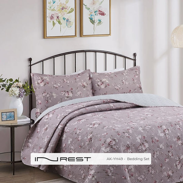 Inrest Milan Bedding Set Summer Microfiber 100% King Size 220x240 cm - 3 Pcs